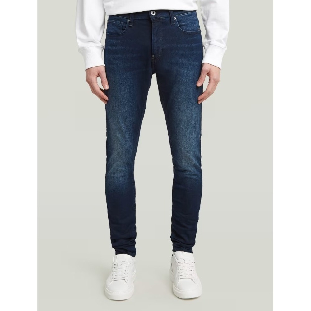 G-Star Raw Revend Skinny Jeans Men's 31 x 36 Dark Wash Stretch Denim Long Length